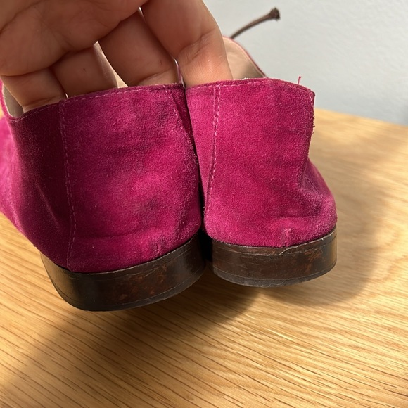 Atika Purple Suede Leather sole loafers size 39 US 9 - Picture 4 of 16